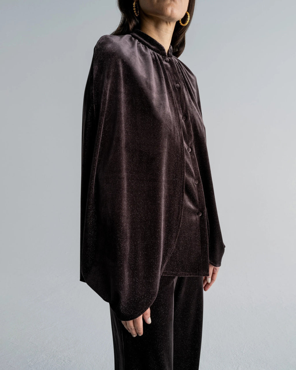 CAPE SHIRT - WILLIAM FAN