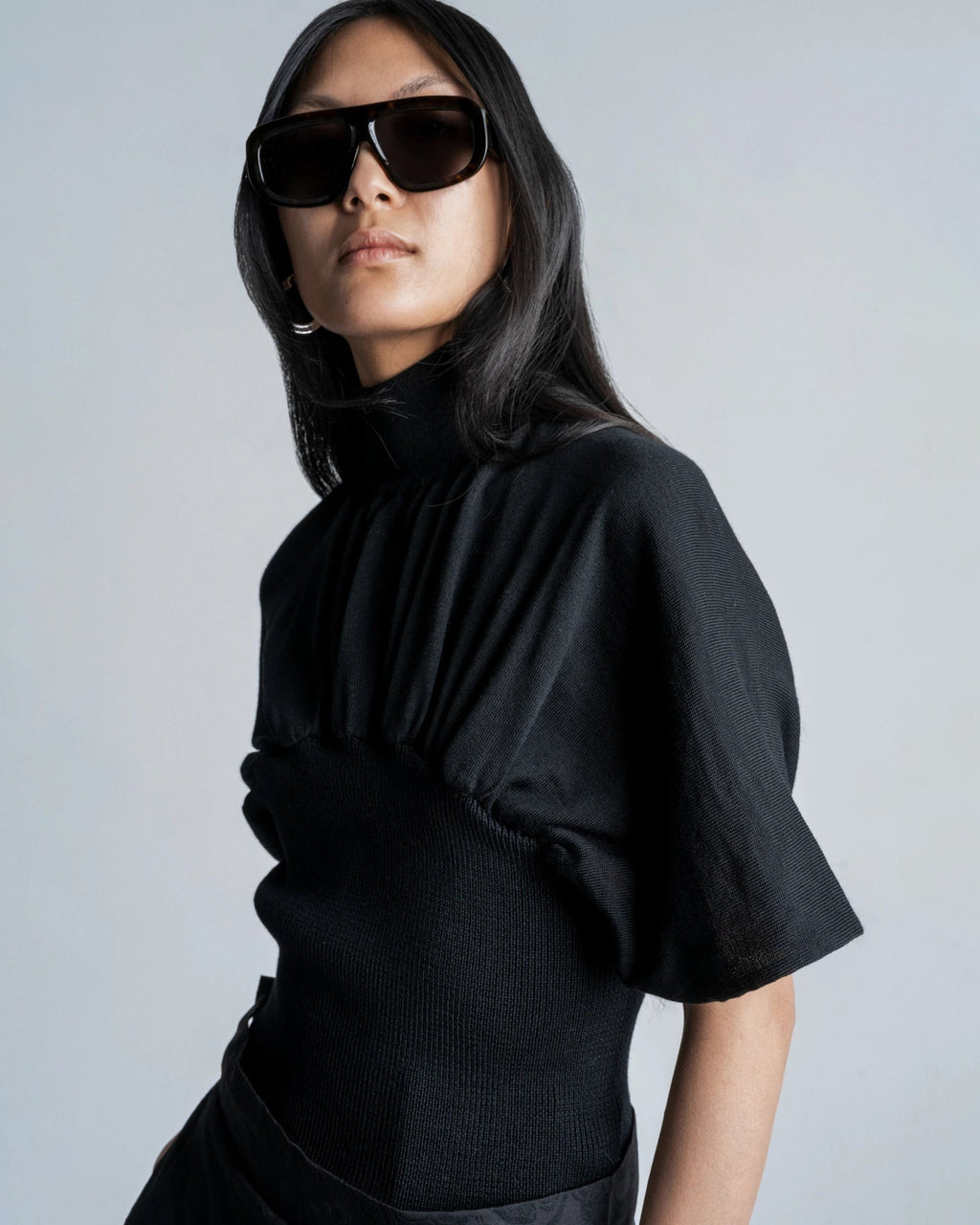 CIRCLE CROPPED TOP - WILLIAM FAN