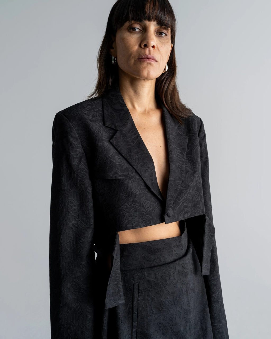 CROPPED JORDAN BLAZER - WILLIAM FAN