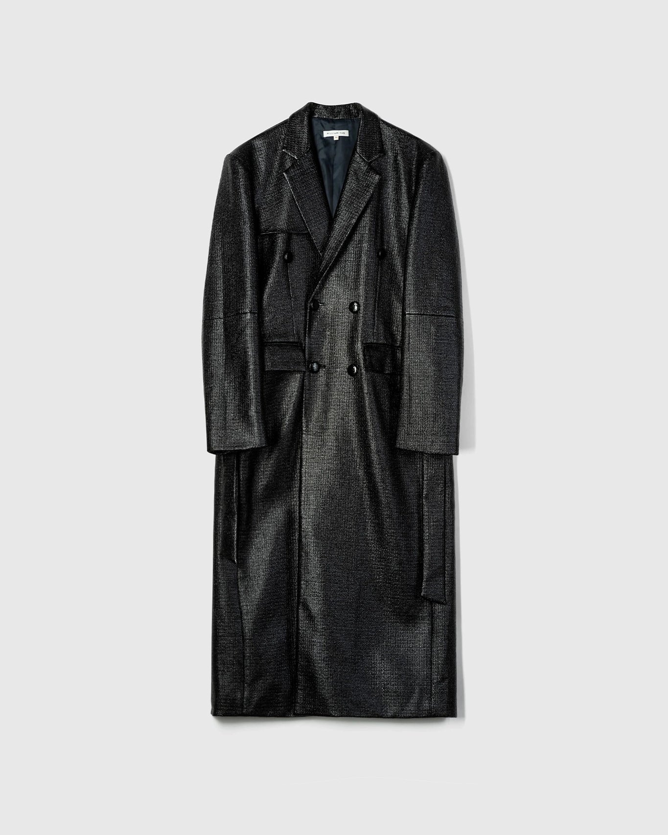 DOUBLE BREASTED COAT - WILLIAM FAN