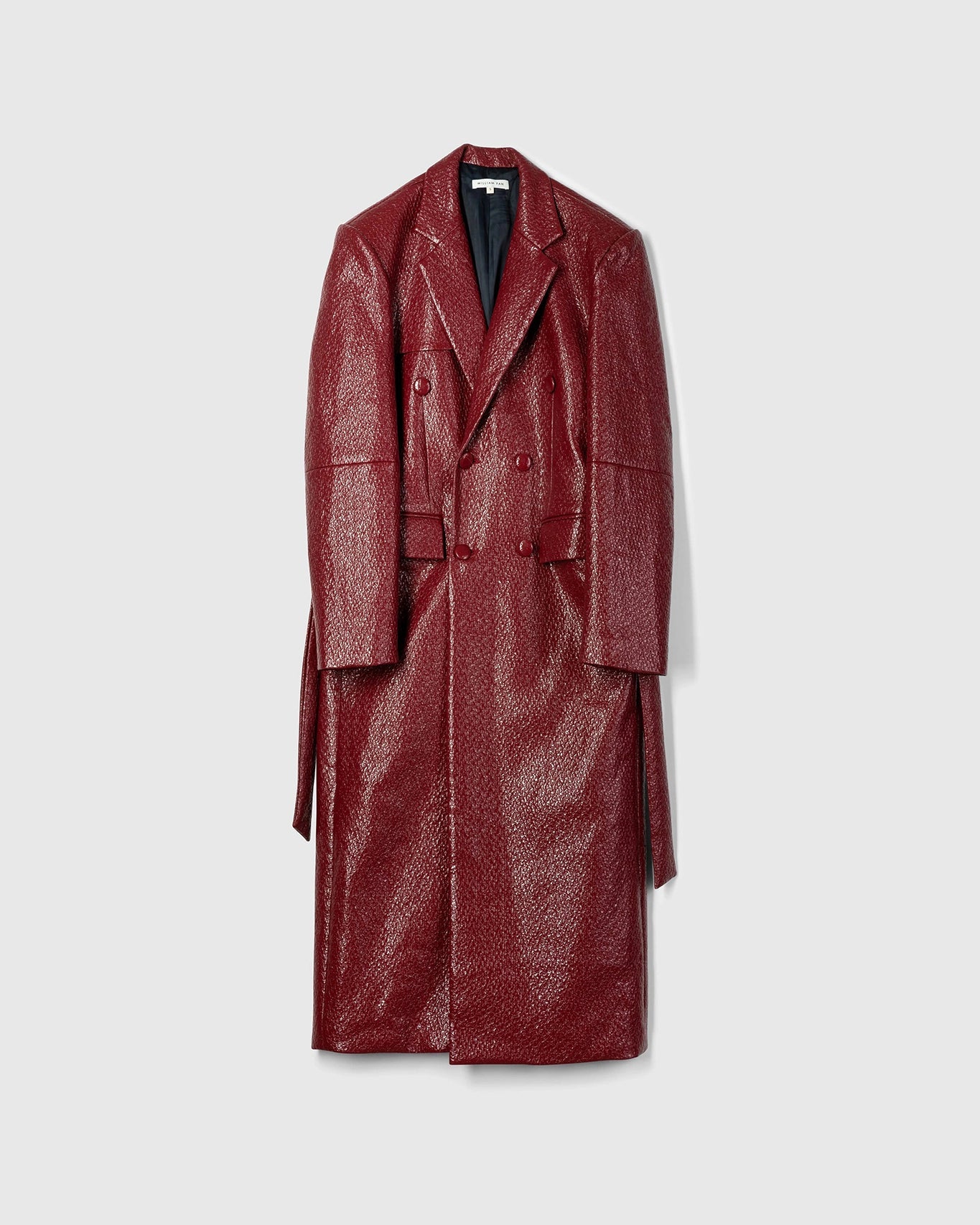 DOUBLE BREASTED COAT - WILLIAM FAN
