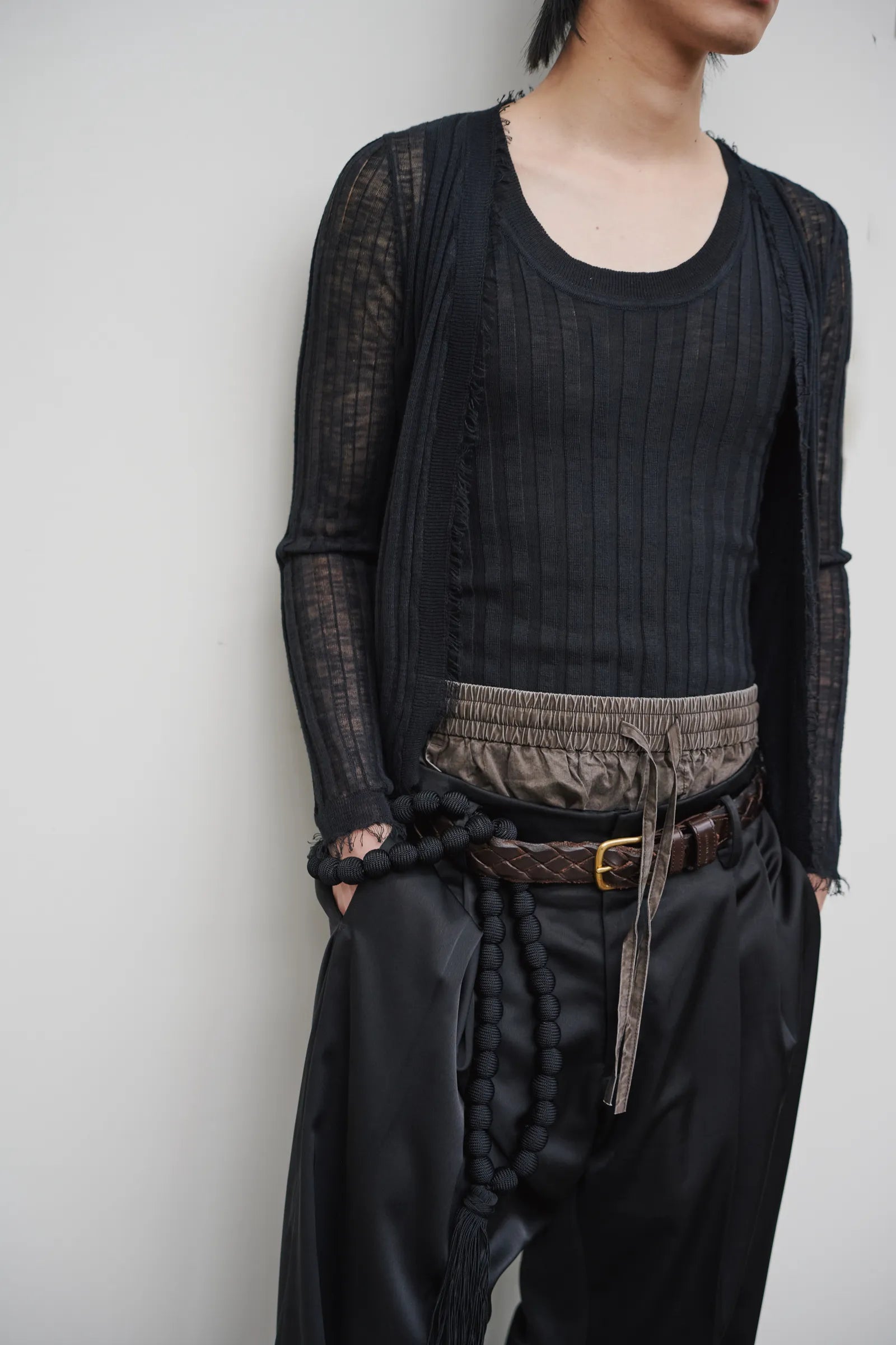 SS27 Exchange — Knit Set in Black