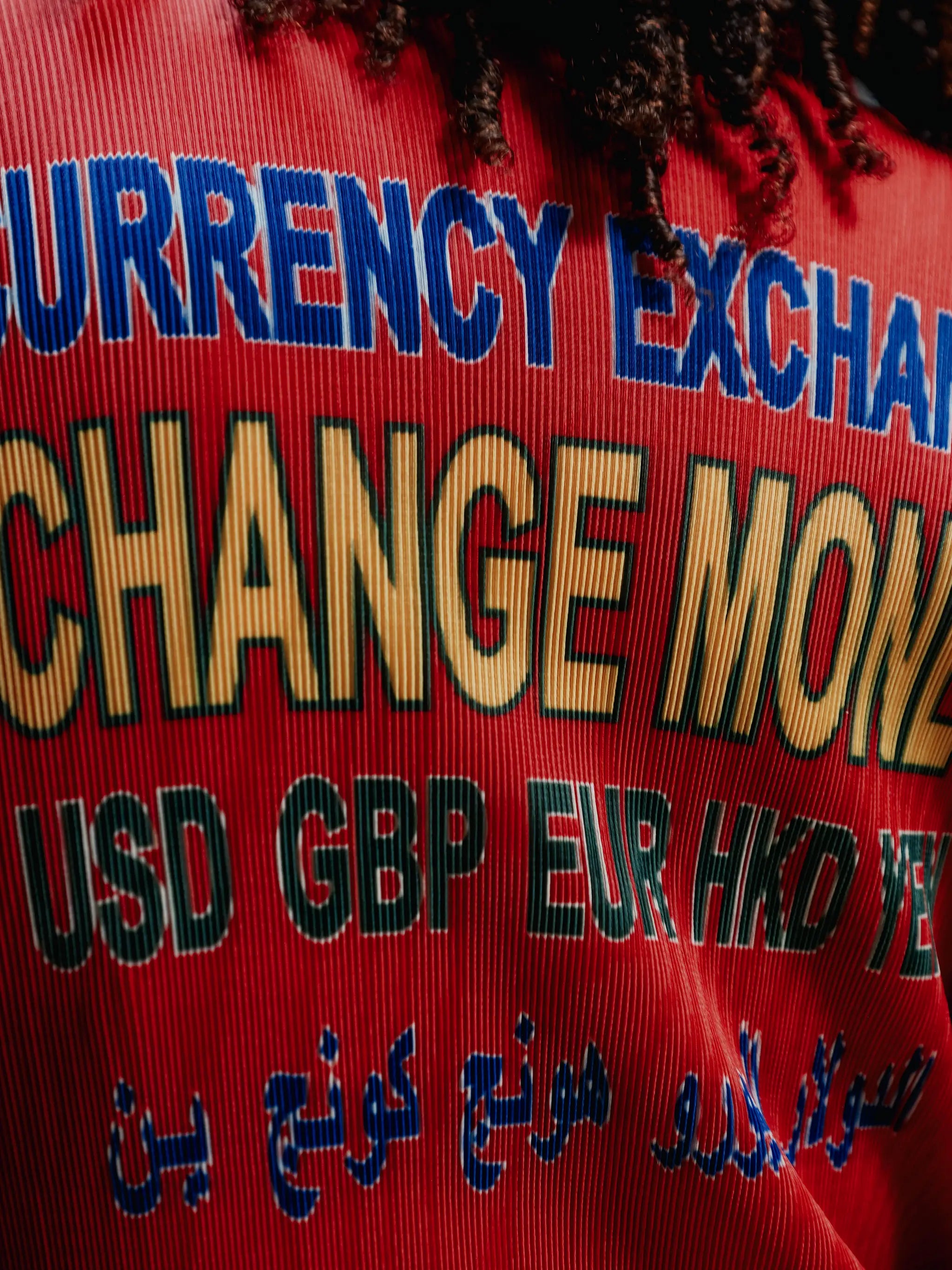 SS27 Exchange Show — Currency Exchange Plissee